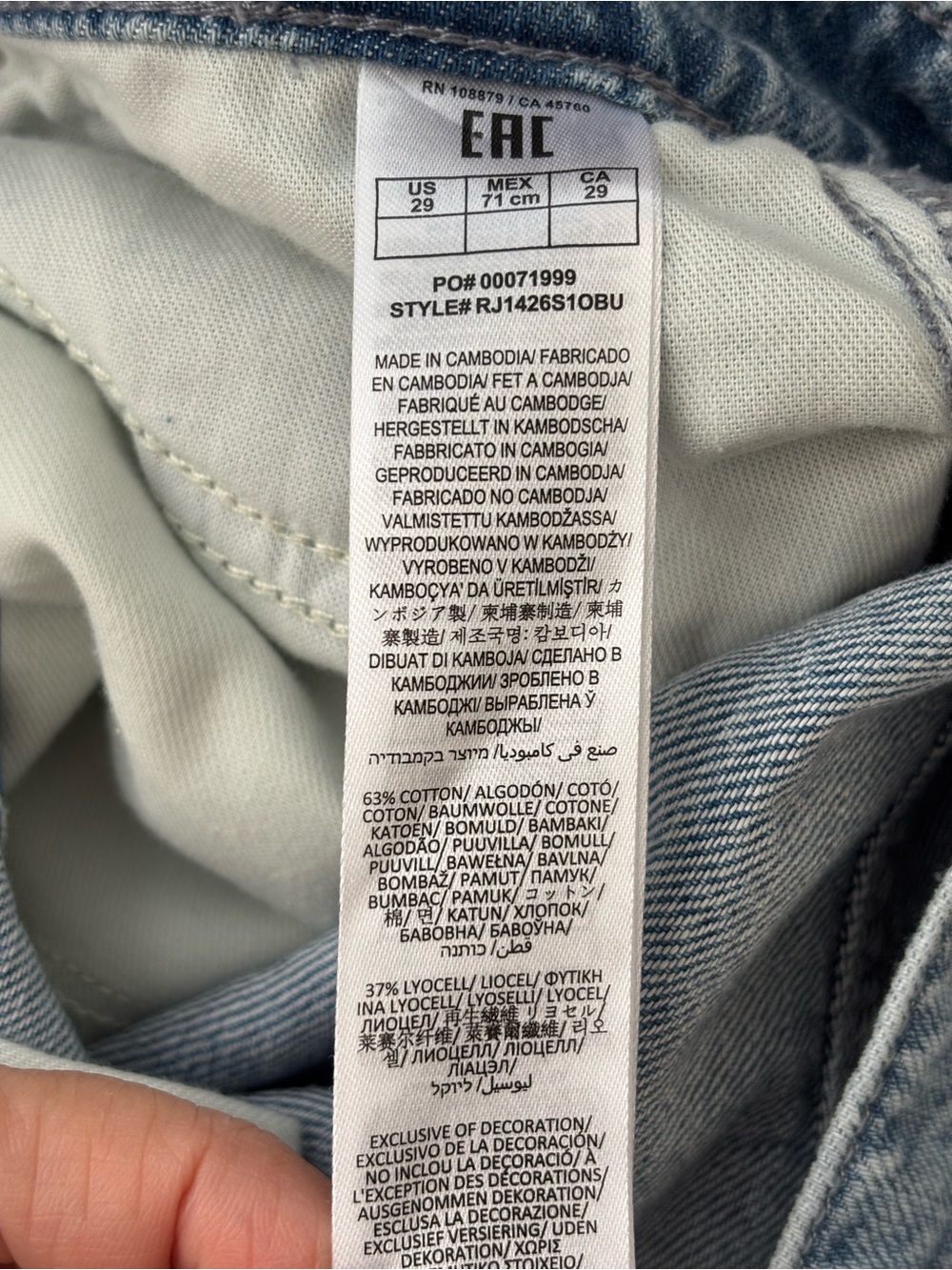 rag & bone Serena Crop Light Wash Denim Jeans - Picture 7 of 9